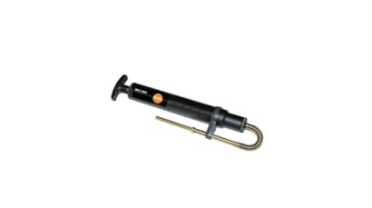Smoke tester with oil, soot sheet, for measuring soot in flu...