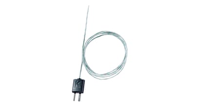 Thermocouple isolé, soie de verre, flexible, long. 1500 mm