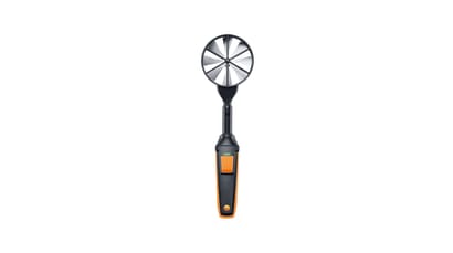 High-precision vane probe (&Oslash; 100 mm, digital) with Bluetooth&reg; including temperature sensor