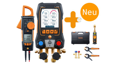 testo 558s Smarte Vakuum Set mit Stromzange