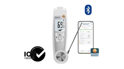 Term&oacute;metro dual con aprobado ICT testo 104 IR BT