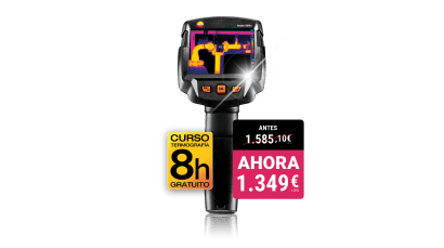 C&aacute;mara termogr&aacute;fica testo 868s en promoci&oacute;n