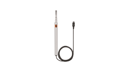 Professional telescopic handle for plug-in vane probes