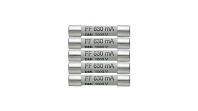 Spare fuses 630 mA/1000 V 0590 0006