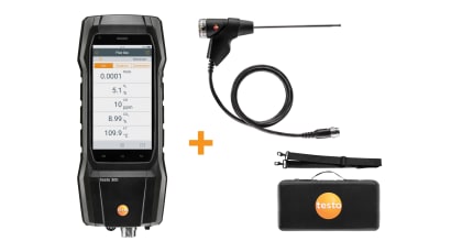 Find the right flue gas analyser from Testo