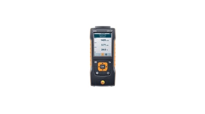 testo 440 dP Air velocity and IAQ measuring instrument including differential pressure sensor