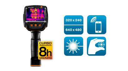 C&acirc;mara termogr&aacute;fica testo 883-1 com curso gratis