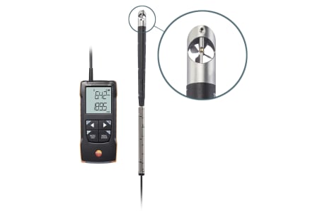 testo 416 – ベーン式風速計