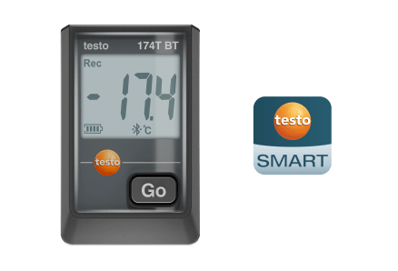 testo 174 T BT - 温度計データロガー (Bluetooth)