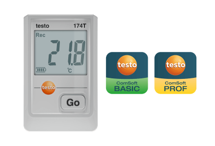 testo 174T- 温度計データロガー (USB)