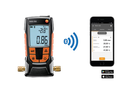 testo 552 digital vacuum gauge with Bluetooth Testo AG