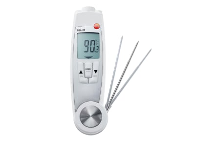 赤外線/中心温度計 testo 104-IR testo 104-IR Folding Thermometer
