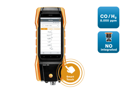 testo 300 燃焼排ガス分析計 測定成分: O2、CO、NO | 燃焼排ガス分析計