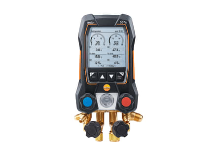 testo 557s – Smart digital manifold with Bluetooth and 4-way valve 