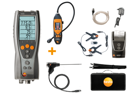 Testo 327-1 : Analyseur De Gaz De Carneau - Simple Et Efficace Pour Contrôler Votre Chauffage
