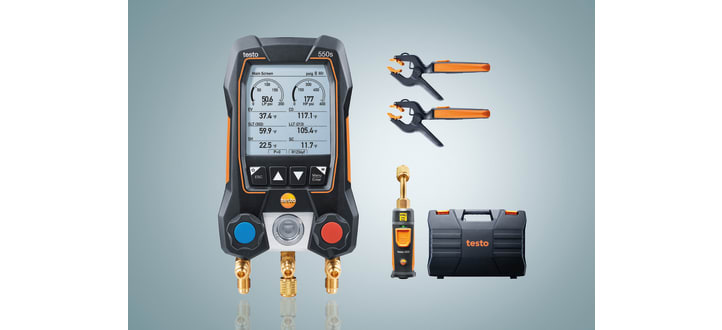 Testo 550 デジタルマニホールド Bluetooth testo 550 digital manifold kit