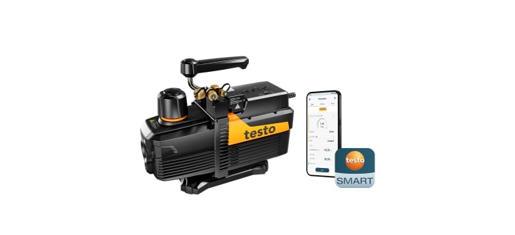 Pompe à Vide Testo 565i - 198 L/min, Automatique Avec Sonde - Pour Réfrigérants A3/A2L