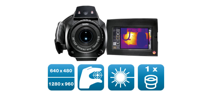 testo 870 コンパクトサーモグラフィ224,000円 赤外線サーモグラフィ