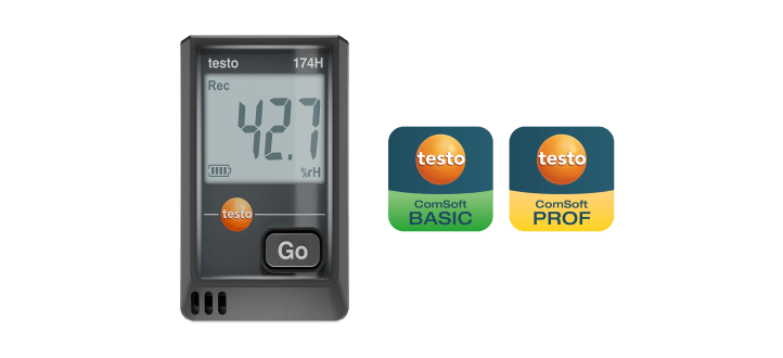 温湿度データロガー(USB) testo 174H ml-testo174-h-black-app-icons-