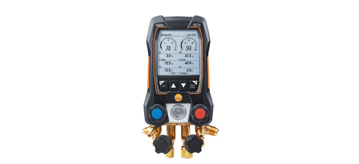 testo 557s – Smart digital manifold with Bluetooth and 4-way valve 