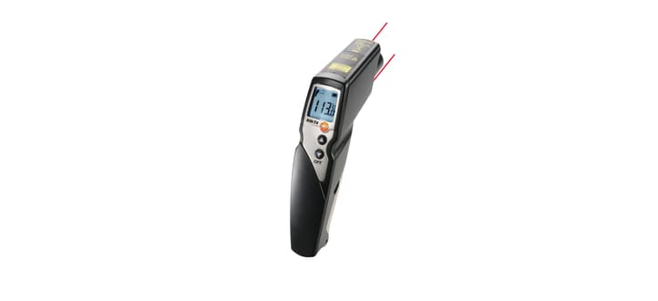 testo 830-T4 - Infrared thermometer with 2-point laser marking (30