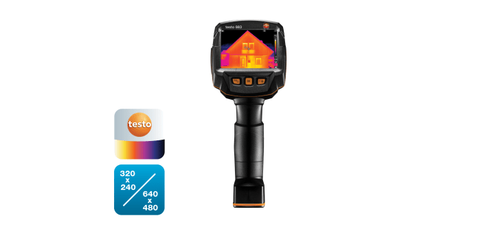 testo 883-2 - thermal imager (320 x 240 pixels, manual focus, App