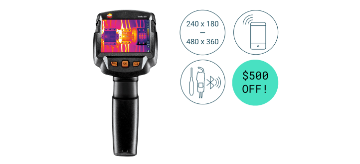 ストレージ確認用 testo 871s thermal imager