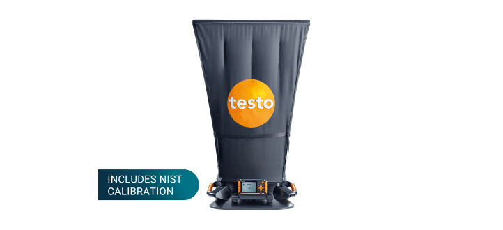 testo 420 - Air flow capture hood with NIST Certificate