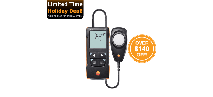 testo 545 – Digital Lux meter with App connection