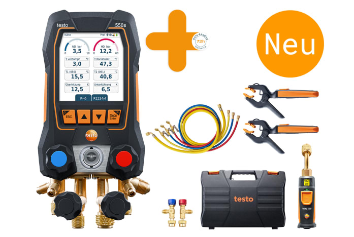 testo 558s Smart Vakuum Set F&uuml;llschlauche