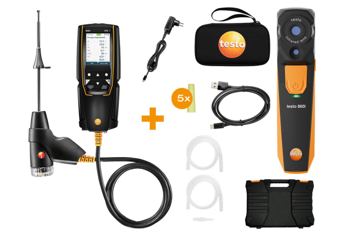 Set testo para técnicos de calefacción