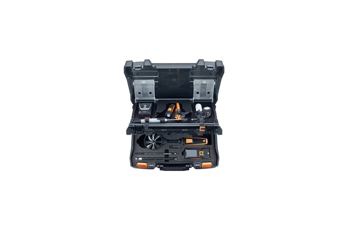 Service case for volume flow measurement for testo 440