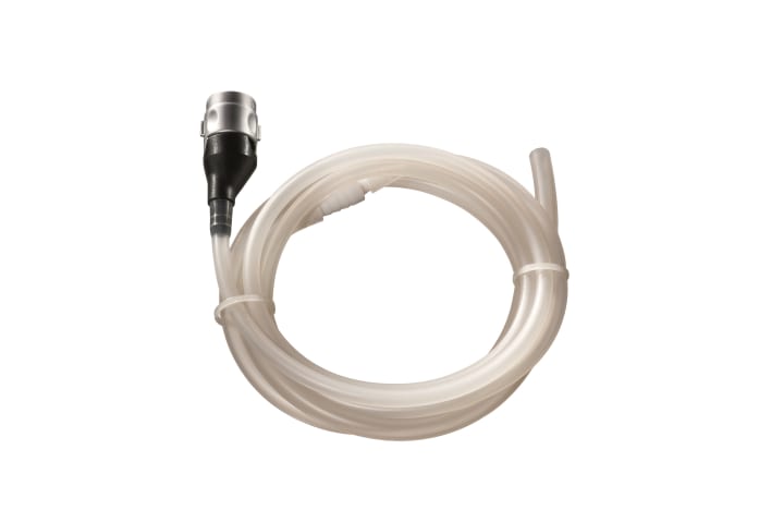 Hose connection set for separate gas pressure measurement