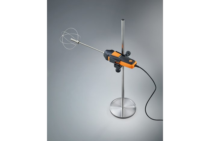 Measuring tripod for flow measurements