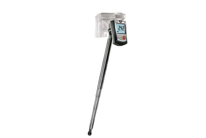 Anemómetro térmico testo 405 con pantalla giratoria
