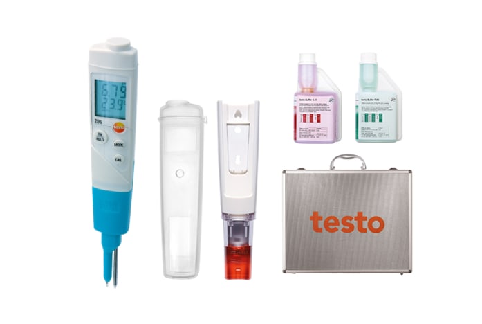 Set pHmetro testo 206 pH2