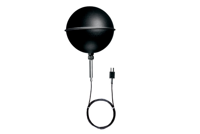 Globe-Thermometer ~ 150 mm, TE Typ K, zum Messen der Strahlung