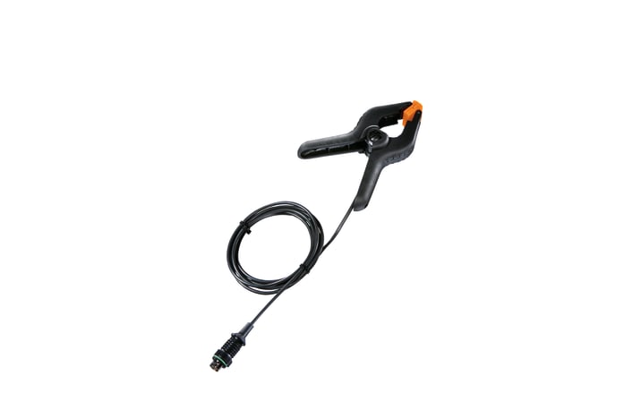 Clamp probe for measurement on pipes for diameter 6 to 35 mm