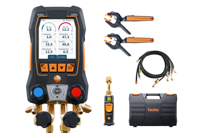 testo 558s Smart Vakuum Set mit F&uuml;llschl&auml;uchen
