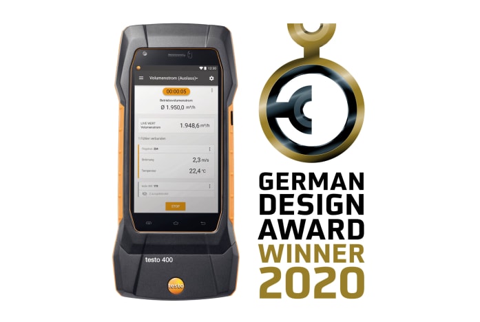 testo 400 German Design Award