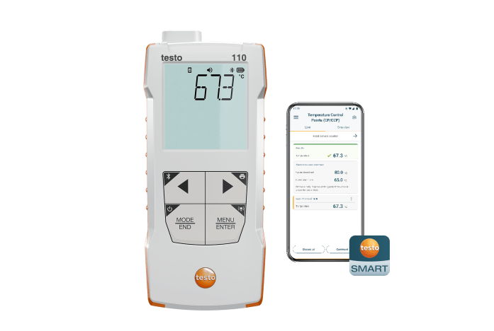 Termómetro polivalente testo 110 Food