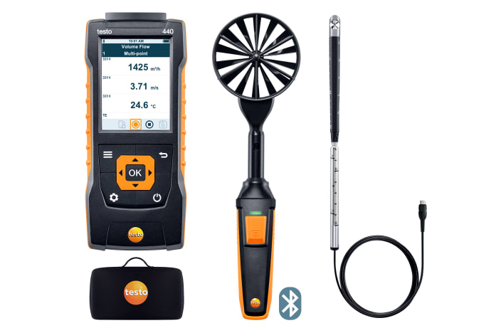 testo&nbsp;440 Air Flow ComboKit 2 with Bluetooth&reg;