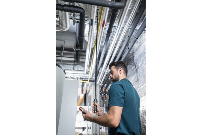 Volumetric flow measurement in ventilation ducts with vane probe and testo 440