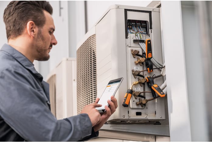 application testo Smart Probes AC & Refrigeration Test & Load Kit