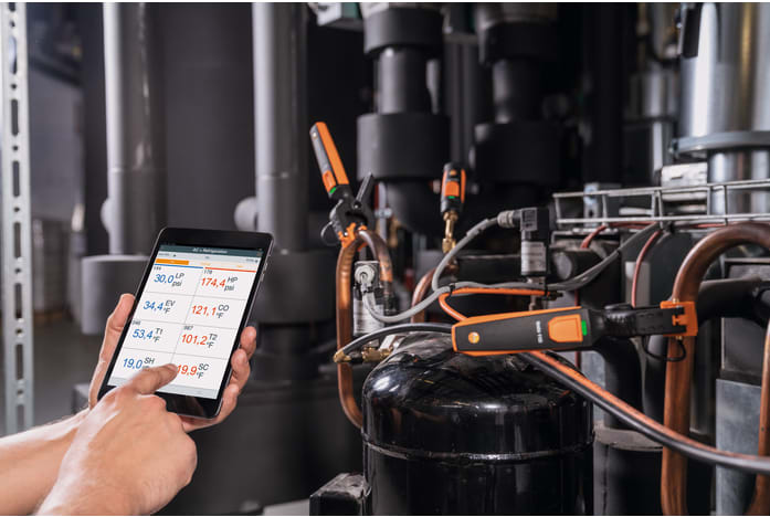 application testo Smart Probes HVAC/R Complete Kit