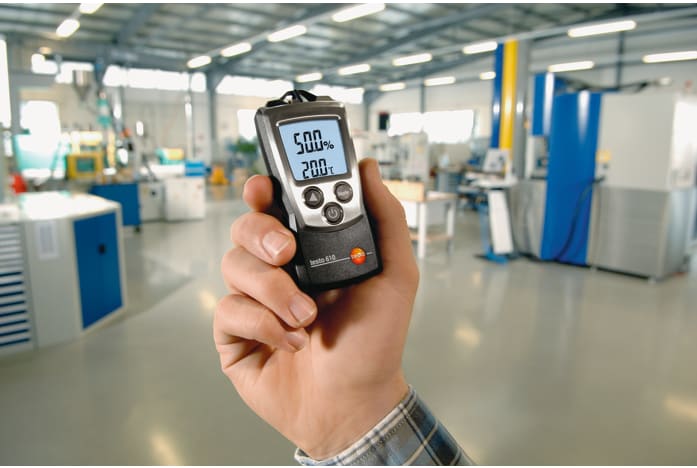 testo 610  vocht- en temperatuurmeter