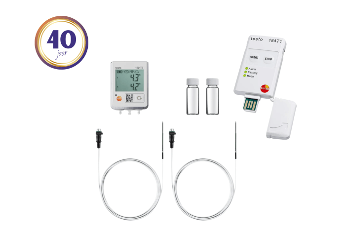 testo-162 anniversery set cold chain monitoring