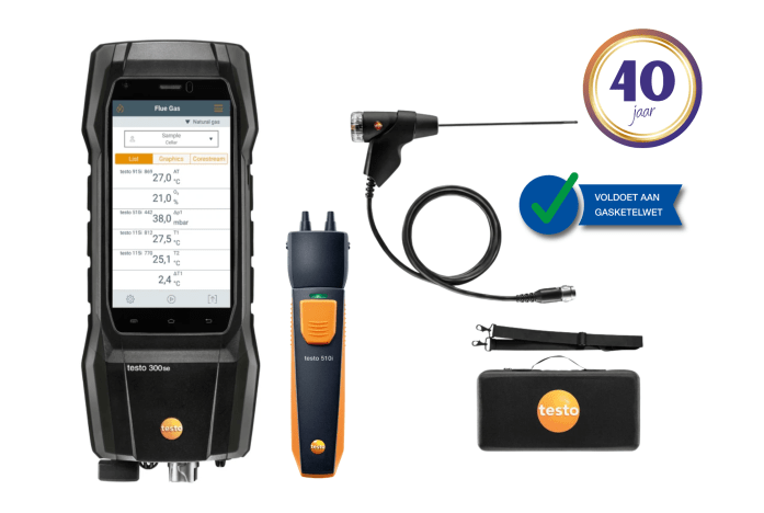 testo 300 anniversary kit heating