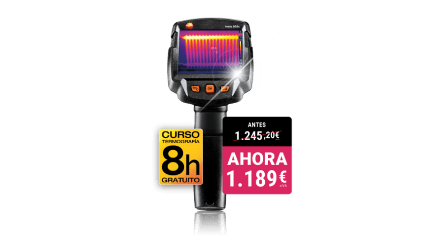 Cámara termográfica testo 865s en promoción