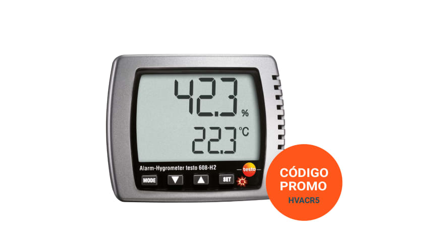 Termohigr&oacute;metro testo 608 H2 em promo&ccedil;&atilde;o
